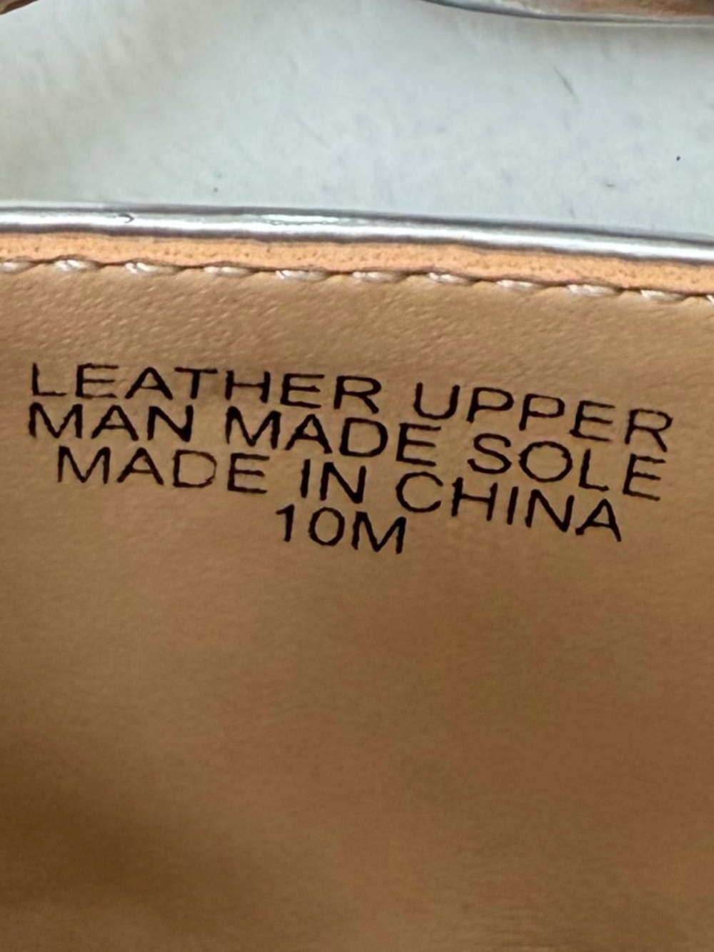Ann Taylor Strappy Pointy Toe Leather Silver Metallic Kitten Heel Pump Sz 10 NEW - Picture 11 of 11